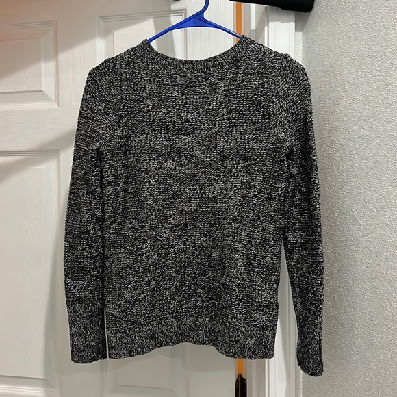 LOFT Marled Button Cuff Sweater - Picture 5 of 8